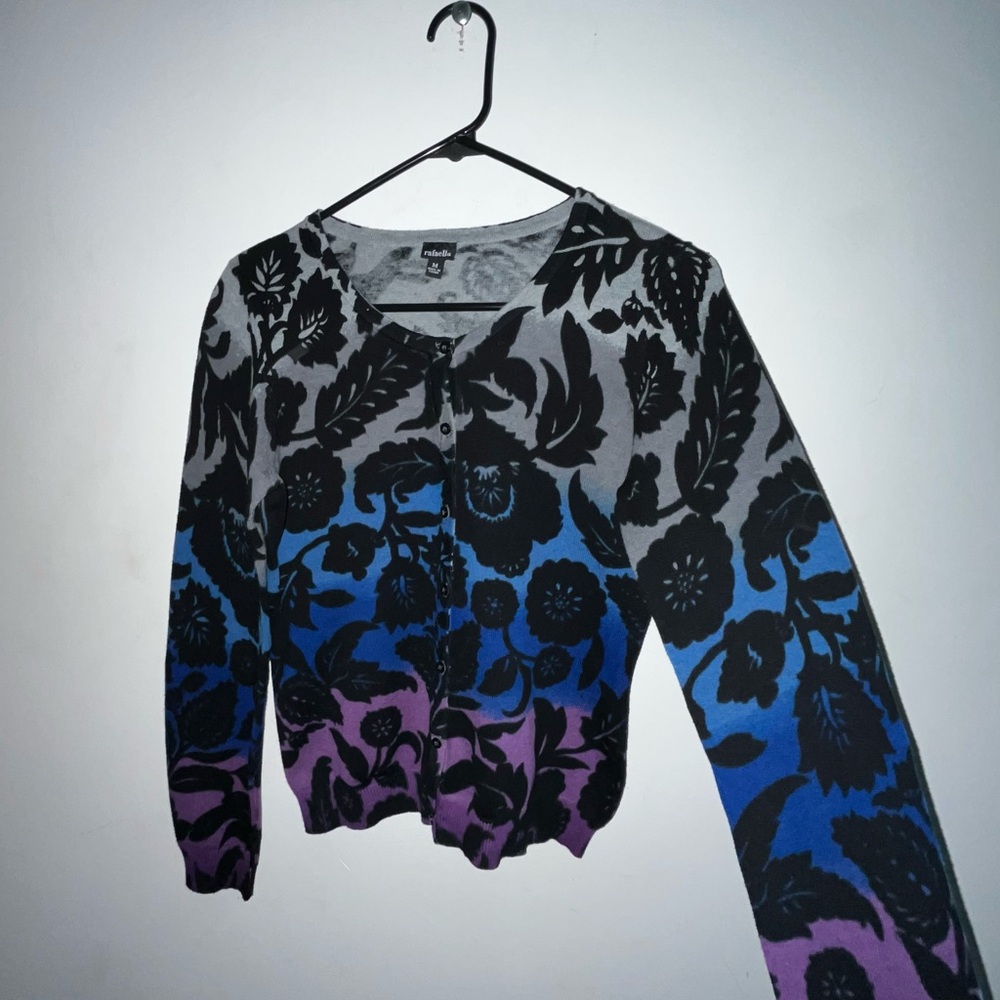 FLORAL CARDIGAN TOP